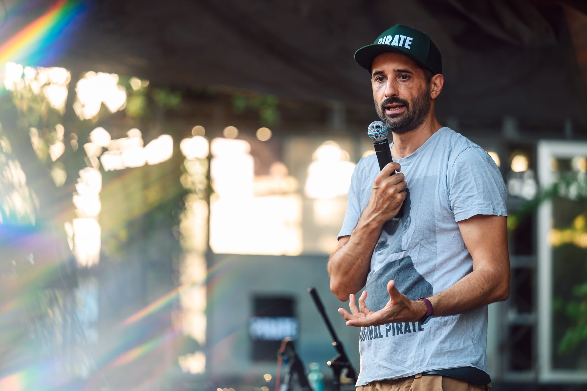 Manuel Koelman on stage
